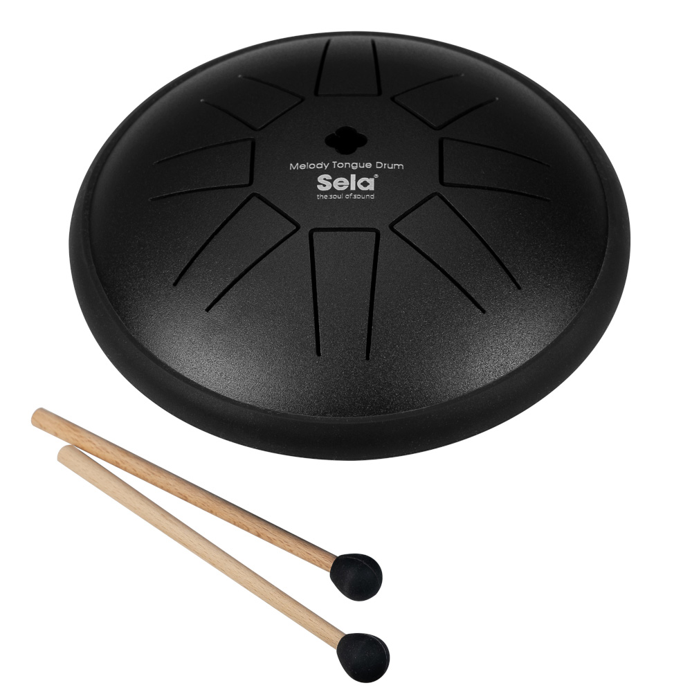 Sela Melody Tongue Drum 6“ C Maj Black