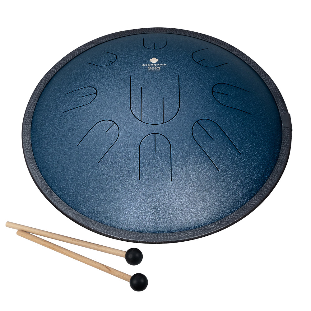 Sela Melody Tongue Drum 14" D Amara Navy blue incl. carrying bag