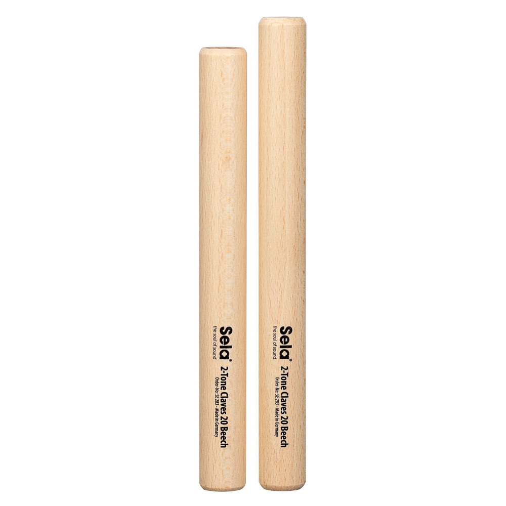 Sela 2-Tone Claves 20 Beech