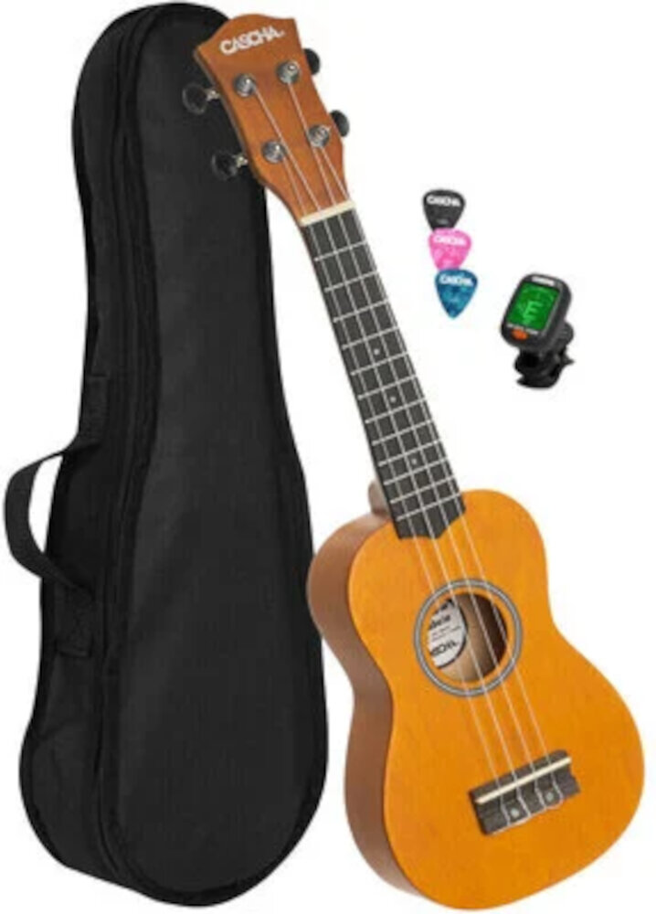 Cascha HH 3973 EN Szoprán ukulele Sárga