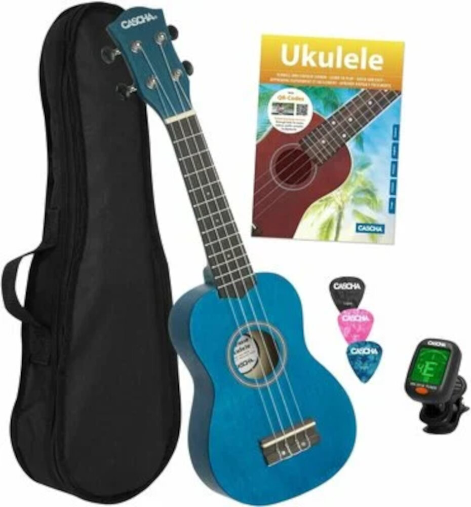 Cascha HH 3971 Szoprán ukulele Blue