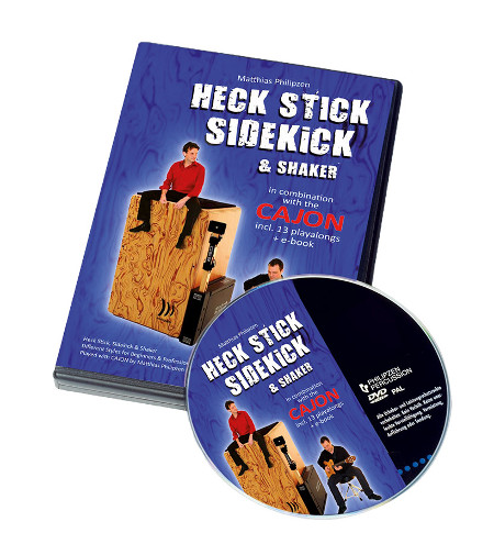 Schlagwerk Cajon, Heck Stick/Side Kick dt./engl., PAL