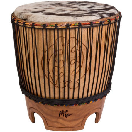 Afroton Ashiko, c. Ø 55cm, H 65cm, big bass tabledrum, 1-4 players