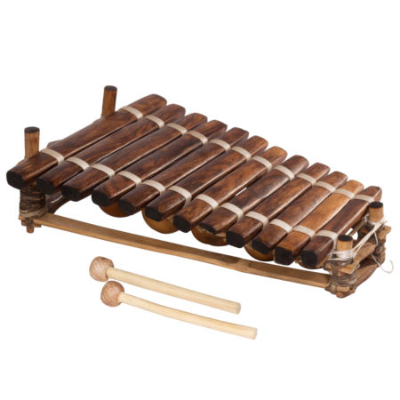 Afroton Balafon, pro, 12 keys, Guinea, L 68cm, W 37cm, H 20cm