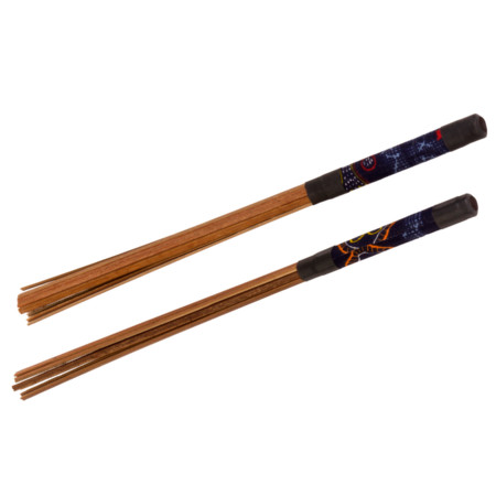 Afroton Brushes, pair, nguimawood, "Paco Seri"