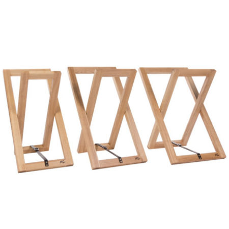 Afroton Bass drum stands, set of 3, 80 x 35cm, 40cm, 45cm