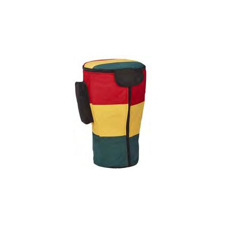 Afroton Djembe bag, pro, Rasta, up to Ø 26cm, H 56cm, foot Ø 23cm