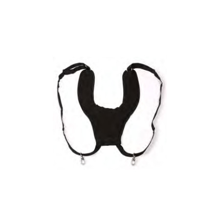 Afroton Shoulder strap, universal, black, padded 