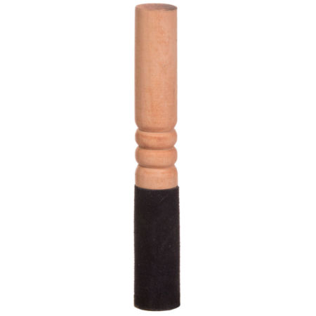 Afroton Mallet for singing bowl, leather/wood, Ø 2cm, L 18cm