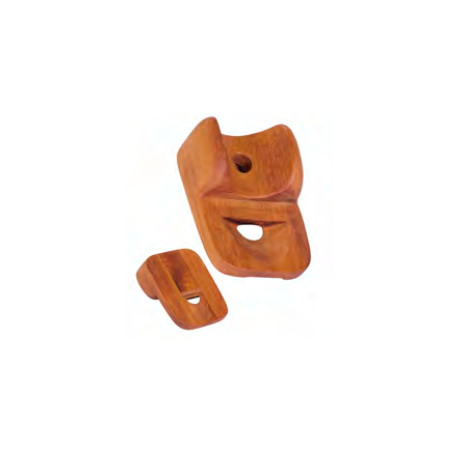 Afroton Noseflute, wood, for kids 6 x 4cm