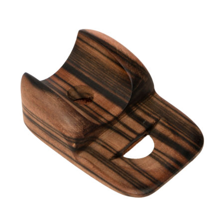 Afroton Noseflute, ebony wood, 7 x 5cm