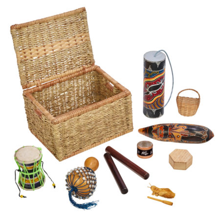 Afroton Natural Sound Basket, 9 instruments