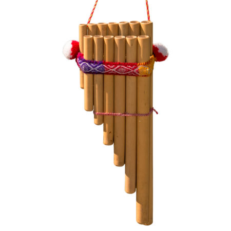Afroton Panflute, 2 rows, 13 notes