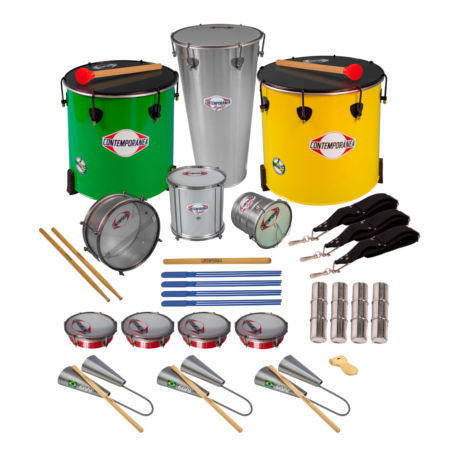 Afroton Samba School Set B, 18 instruments