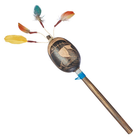 Afroton Shaman´s rattle, medium, c. L 25cm