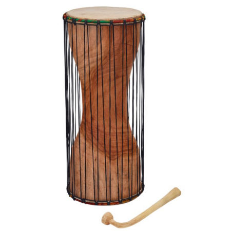 Afroton Dondo, talking drum, Ø 21cm, H 50cm, incl. mallet