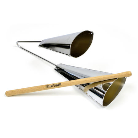 Afroton Agogo, large, chrome, L 33cm