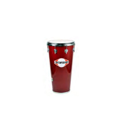 Afroton Timbal, pro, Ø 14", H 70cm, wood, red